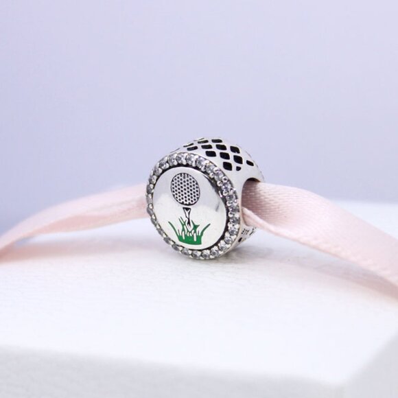 Pandora Jewelry - Pandora Florida Golf & Golf Cart Bead Charm S925 Silver Pendant with box